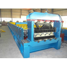 Steel floor forming machine